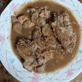El cooksnap de Merche MR cuando hizo Filetes de pollo en salsa de almendras y champiñón.