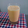 El cooksnap de Carolina torres cuando hizo Batido de manzana con yogur y naranja.