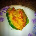 deejay.johnson.52's cooksnap of when they made stuffed bell peppers Geralds way.