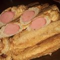 El cooksnap de Edit Ester Escobar cuando hizo Salchichas envueltas en masa souffle.