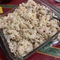El cooksnap de Sil Sera cuando hizo Fideos coditos con crema de verdeo y pollo 💜.