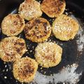 El cooksnap de Luciana Cisneros cuando hizo Hamburguesas de Garbanzos.