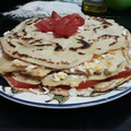El cooksnap de milko coppes cuando hizo Torre de panqueques salada.