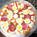El cooksnap de Susy Leiva cuando hizo Pizza casera con masa de leudado lento.