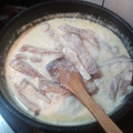 El cooksnap de JorgeV cuando hizo Bifecitos de bondiola a la crema de romero y pimienta.