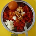Hira Naz's cooksnap of when they made Gajar ka halwa.