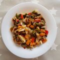 El cooksnap de satelia cuando hizo Champiñones salteados con verduras.