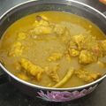Ananthi @ Crazy Cookie's cooksnap of when they made Butter Chicken Green curry (Butter Chicken Green curry recipe in tamil).