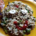 Sumita Roychowdhury's cooksnap of when they made ভেজিটেবলস এগ চাউমিন (vegetables egg chow mein recipe in Bengali).