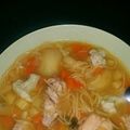 El cooksnap de Alex Garrido cuando hizo Sopa de fideo fácil.