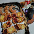 El cooksnap de stephanie Juárez cuando hizo Facturas de manteca para el mate.