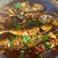 Cooksnap Asmanur Husna semasa beliau membuat Ikan Kembung Masak Kicap Bujang.
