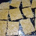 Bharti का कुकस्नैप जब उन्होंने तिल चिक्की (Til chikki recipe in Hindi) बनाया था।