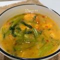 Cooksnap Dapoer-94 semasa beliau membuat Masak Lemak Tempoyak Sotong & Kangkung.