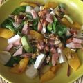 El cooksnap de Amparo cuando hizo Ensalada de pollo y melocotón.