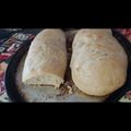 El cooksnap de yesica Percara cuando hizo Pan casero tipo baguette en horno eléctrico.