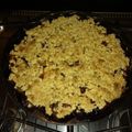 El cooksnap de Sandra Sandoval cuando hizo Kuchen de manzanas y migas aleman.