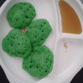 Cooksnap dari Hasna Izdihar untuk resep Serabi Pandan Kuah Santan