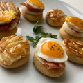 El cooksnap de bubblecook cuando hizo 🇪🇸 Canapés de jamón ibérico y huevos de codorniz 🇪🇸.