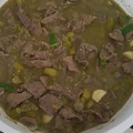 El cooksnap de Lizette Luna cuando hizo Bisteces a la albañil.