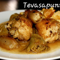 El cooksnap de Gema la gaditana cuando hizo Guisado de pollo con alcachofas y patatas.