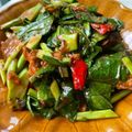 รูป Cooksnap ของ Eat Am Are เมื่อเขาทำ "คะน้าผัดปลากระป๋อง"Stir Fried Kale with Canned Fish