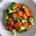 Cooksnap dari lidia cahyaningtyas untuk resep Tumis brokoli, wortel, dan egg tofu