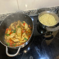 El cooksnap de jobuag cuando hizo Cuscús con pollo al curry y verduras.
