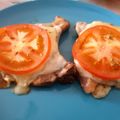 El cooksnap de Juande Ramirez Dominguez cuando hizo Chuletas de cerdo con queso y tomate.