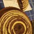 El cooksnap de Flavia Mustafa cuando hizo Torta cebra en Essen.