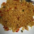 Ritoshree De's cooksnap of when they made ফ্রাইড  মশালা ম্যাগি (Fried masala Maggi recipe in Bengali).