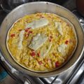 El cooksnap de Laila Lipicz cuando hizo Tarta de choclo y ricota, sin gluten.