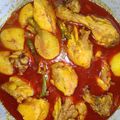 Antara Chakravorty's cooksnap of when they made আলু দিয়ে মুরগির মাংসের ঝোল (aloo diye murgir mangsher jhol recipe in Bengali).