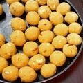 Khyati Dhaval Chauhan's cooksnap of when they made Mohanthal.