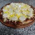 El cooksnap de Rodrigo Lopez cuando hizo Pizza de masa integral.