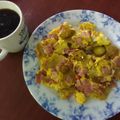El cooksnap de Fathy Padilla cuando hizo Sopitas Con Huevo.