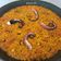 El cooksnap de Encar cuando hizo Arroz con pulpo y sobrasada ibérica.