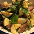 El cooksnap de @tesa.cuina cuando hizo Ensalada con higos y queso blanco, espinacas y vinagreta dulce.