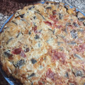 El cooksnap de sole rodriguez cuando hizo Tortilla jugosa de berenjena y queso al romero.