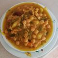 El cooksnap de Salvador López Salmerón cuando hizo Puchero de garbanzos con verduras.