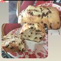 El cooksnap de Camila Maneiro cuando hizo Budín de vainilla con chips de chocolate.