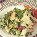 El cooksnap de Juli Male cuando hizo Ensalada Cesar - Ideal para Almuerzos Calurosos.
