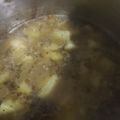 El cooksnap de Vicky Duarte cuando hizo Arvejas.