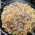 El cooksnap de marian cuando hizo Arroz con garbanzos, pimientos y champiñones 😋.