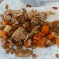 El cooksnap de Martha Nuñez cuando hizo Lentejas.