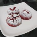 El cooksnap de Andrea Bellorin cuando hizo Galletas red velvet craqueladas.
