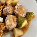 El cooksnap de Lily Cobos cuando hizo Albóndigas de carne molida con papas.
