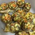 Cooksnap-ul lui Raluca Maria atunci când a preparat Ciuperci umplute cu brânză, la cuptor.