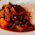 El cooksnap de Maria Noel Chenchal cuando hizo Feijoada.