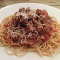 Rafa Tester 's cooksnap of when they made Spaghetti with Meat Sauce.